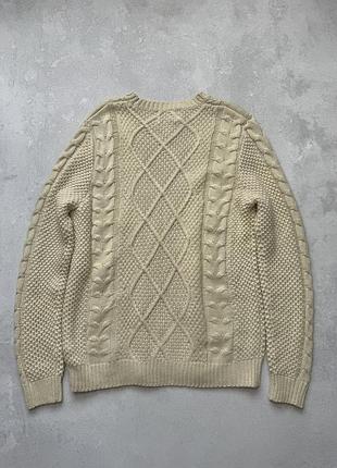 Стильний чоловічий светр від бренду topman молочного кольору