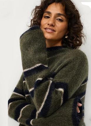 Second female мохеровый шерстяной  свитер  джемпер ovala knit /15540/