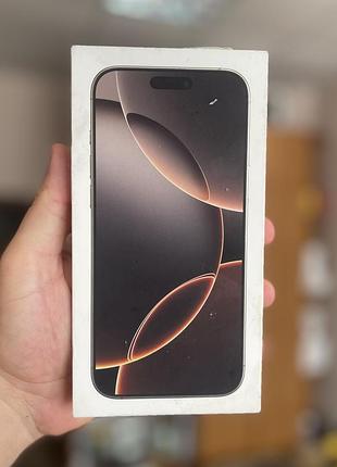 Коробка apple iphone 16 pro max 256gb desert titanium