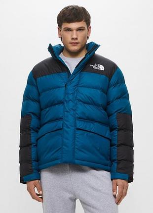 Мужская утеплённая куртка the north face limbara insulated jacket сине-черный xs-s код: nf0a89eg1no midnight petrol