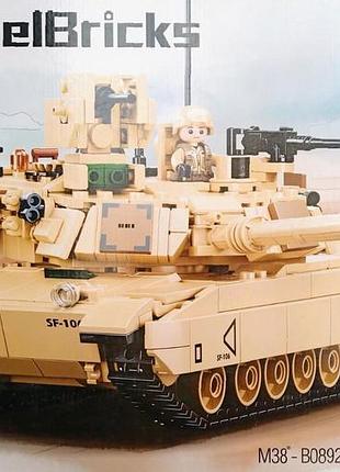 Конструктор детский sluban m38-b0892 пустырный танк 781 деталь