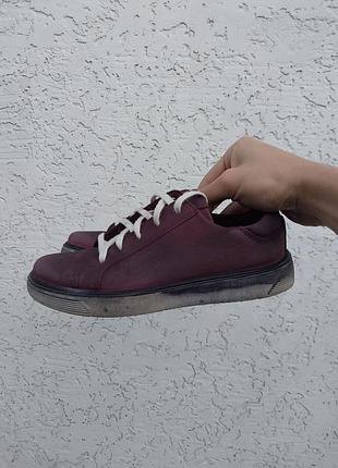 Кожаные кеды ecco 2