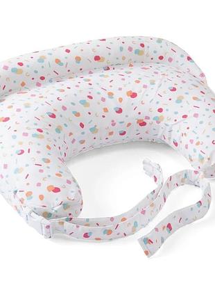 Подушка для годування boppy deluxe, різнокольорова
