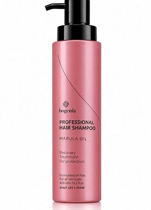 Шампунь для волос с маслом марулы bogenia marula oil shampoo, 400 мл