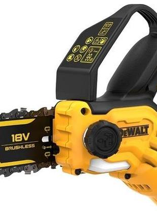 Пила цепная аккумуляторная dewalt бесщеточная 18в xr li-lon 8.6м/с шина 20см 2.1кг без акб и зу