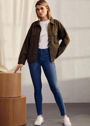 Джинсы женские "super skinny fit" с высокой талией 46