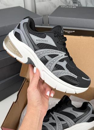 Легкие футуристические кроссовки skechers shadow