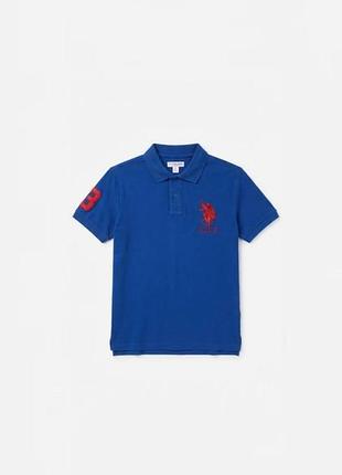 Чоловіча синя поло футболка u.s. polo assn