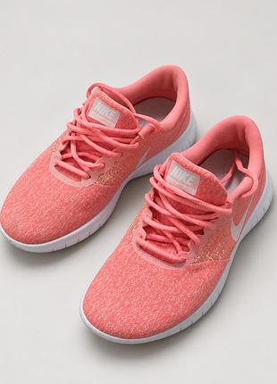 Коралловые кроссовки nike flex contact, 38,5 размер