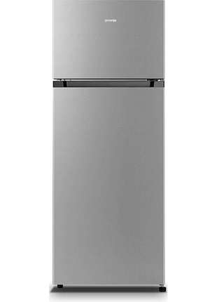 Холодильник gorenje с верxн. мороз., 144x55x55, xолод.отд.-164л, мороз.отд.-41л, 2дв., a++, st, серый