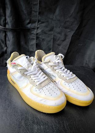 Кросівки чоловічі nike air force 1 low the ten off-white білі