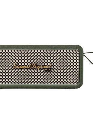 Портативна акустична система 2e soundlegend mini 40вт, bt 5.3, tws, flac, mp3, wav, eq, powerbank, ipx6, зелений