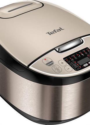 Мультиварка tefal essential, 750вт, чаша-5л, кнопкове керування, пластик, срібний