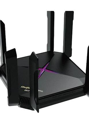 Точка доступа ruijie reyee rg-ew6000gx wi-fi 6 2,4 ггц 5 ггц черная