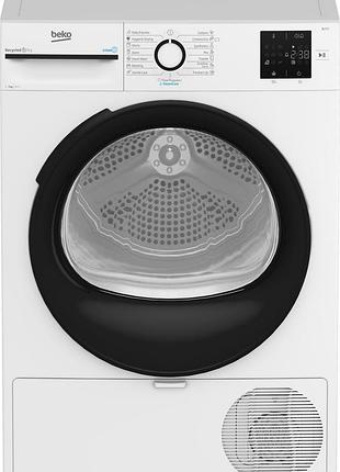 Сушильная машина beko тепловой насос, 7кг, a++, 54.5см, дисплей, ф-ция пав, белый
