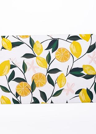 Коврик универсальный диатомитовый limoncello 58*38 см прямоугольный yiwu hp-42-213