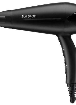 Фен babyliss, 2200вт, 3 режима, диффузор, ионез-я, холл. обдув, черный