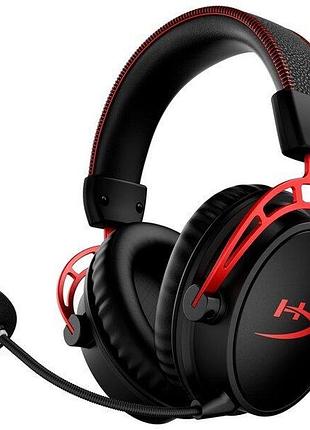 Гарнитура игровая hyperx cloud alpha wl/usb-a, черно-красный