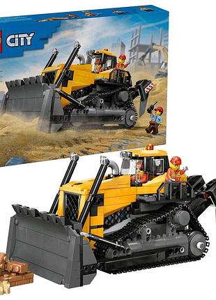 Конструктор lego city жовтий бульдозер