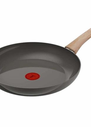 Сковорода tefal renew, 28см, алюминий, бакелит, черный