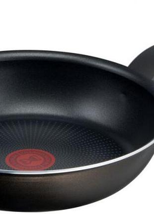 Сковорода tefal xl intense, 24см, покриття titanium 2x, thermo-spot, алюм., чорний