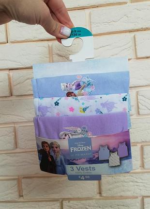 Майки для дівчинки frozen, 3 шт. 7