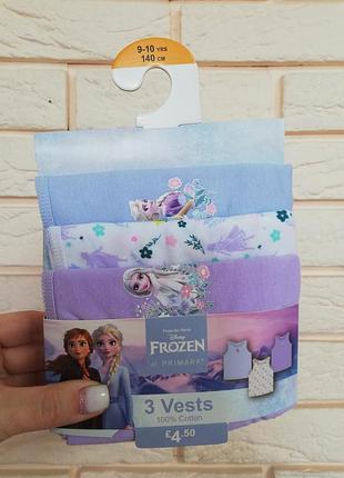 Майки для дівчинки frozen, 3 шт. 9