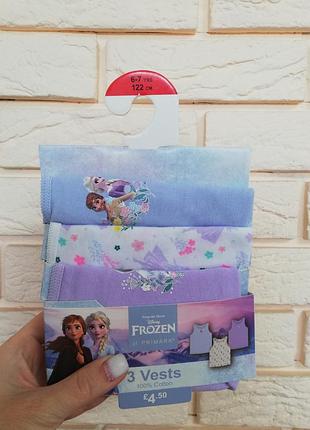 Майки для дівчинки frozen, 3 шт. 5