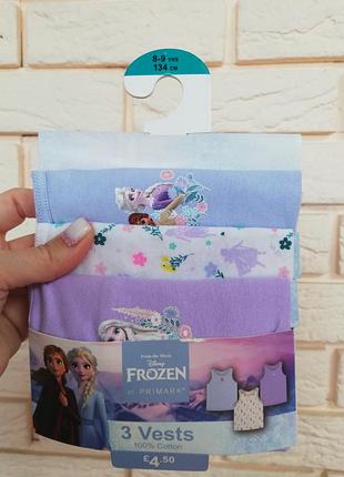 Майки для дівчинки frozen, 3 шт. 8