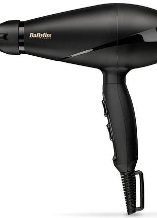 Фен babyliss ac motor pro, 2000вт, 2 режима, диффузор, холл. обдув, черный