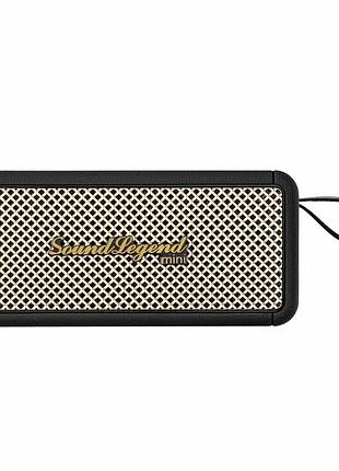 Портативна акустична система 2e soundlegend mini 40вт, bt 5.3, tws, flac, mp3, wav, eq, powerbank, ipx6, чорний