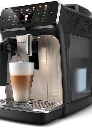 Кофемашина philips series 5500, 1.9 л, зерно+ молотая, автомат.капучь, дисплей, авторецептив -12, черно-серебряный