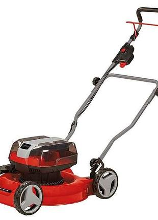 Газонокосарка акумуляторна einhell ge-cm 36/48 li m - solo pxc 36в (2х18) 48см 30-75мм без травозбірника мульчування 16.9кг (без