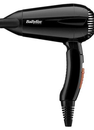 Фен babyliss дорожный, 2000вт, 2 режима, сложная ручка, черный