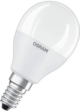Лампа светодиодная osram led star е14 5.5-40w 2700k+rgb 220v р45 пульт ду