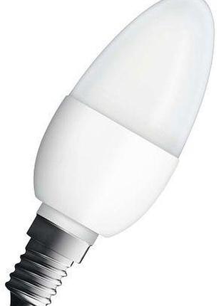 Лампа светодиодная osram led b40 свеча 5w 470lm 2700k e14