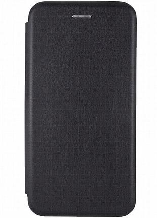 Кожаный чехол-книжка classy для apple iphone 13 / 14 (6.1") черный