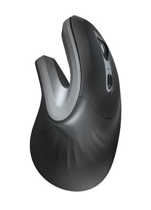 Мышь trust verro ergonomic, wl, черный
