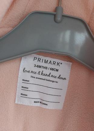 Брендовий комбінезон primark для дівчинки 3-6м 5