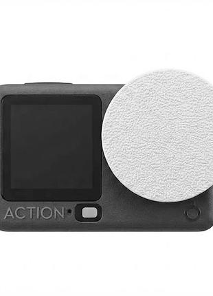 Защитная крышка объектива для dji osmo action 6, белая пластиковая