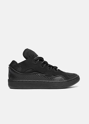 Чорні кросівки унісекс lanvin curb black х ланвін 37