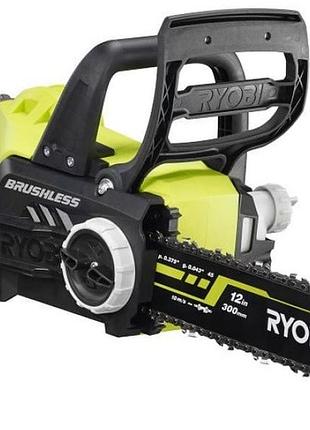 Пила ланцюгова акумуляторна ryobi ocs1830, 18в one+, шина 30см oregon, безщіткова, 2.7кг, без акб та зп