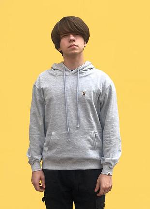 Худі bape bape grey
