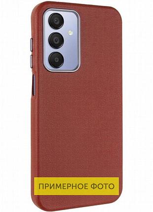 Кожаный чехол leather case metal buttons для xiaomi redmi a3 red