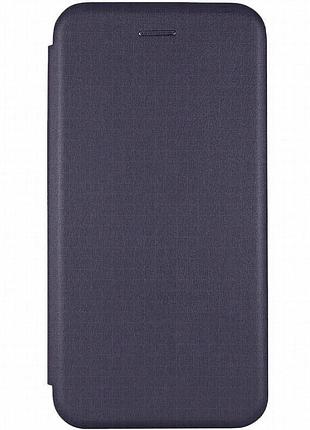 Кожаный чехол-книжка classy для apple iphone 7 / 8 / se (2020) (4.7") темно-синий
