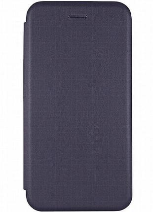 Кожаный чехол-книжка classy для oppo a3 4g / a3x 4g/ a40m темно-синий