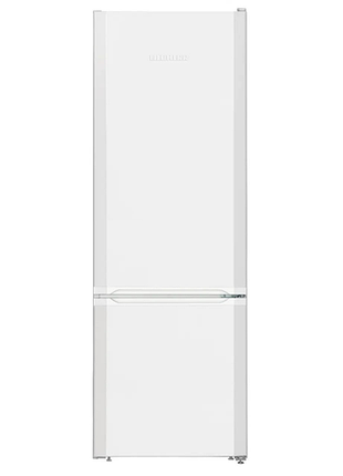 Холодильник liebherr с ниж. мороз., 161x55x63, холод.отд.-212л, мороз.-53л, 2 дв., a+, st, белый
