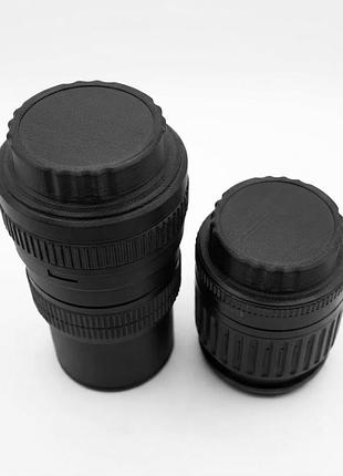 Задня кришка об'єктива для canon ef та ef-s чорна