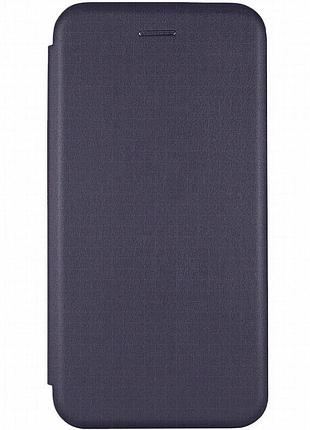Кожаный чехол-книжка classy для samsung galaxy a10 (a105f) темно-синий