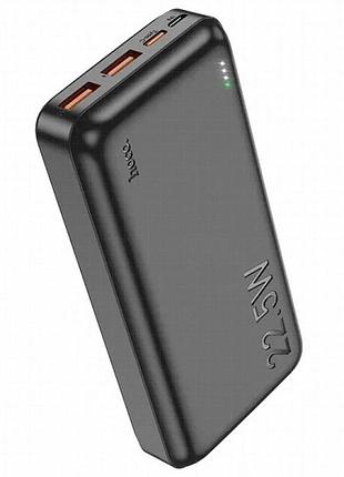 Портативний зп power bank hoco j101a astute pd20w+22.5w 20000 mah black